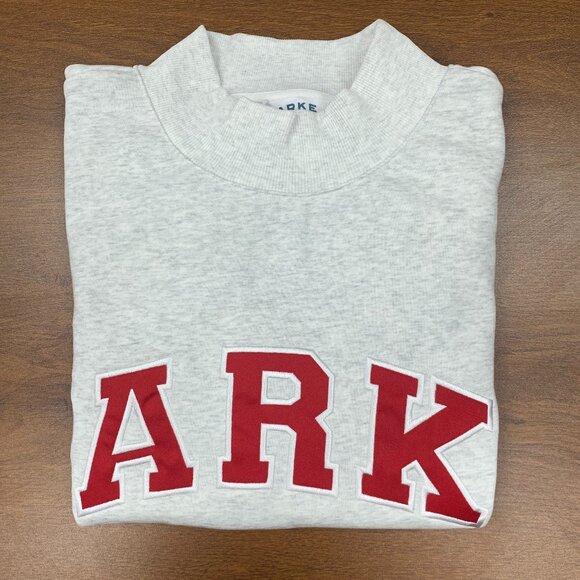 PARKE Grey College Letter Sweatshirt Unisex - Versatile Slimming Cozy💝💝 - Picture 7 of 7